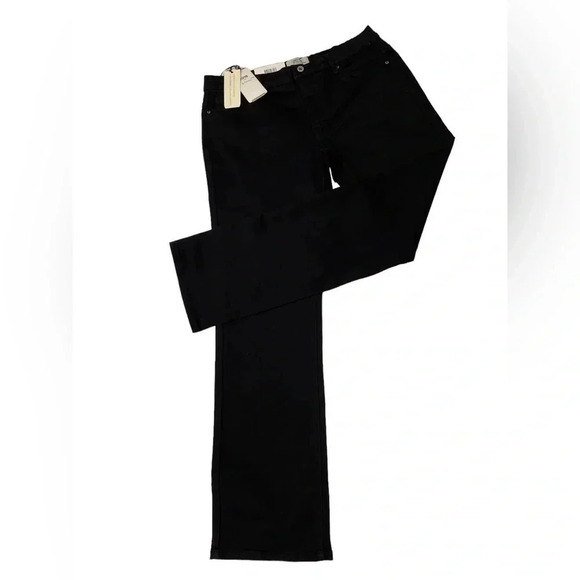 Parasuco 2016 Mid Rise Straight Leg Stretchy Black Size 14 - Picture 2 of 9